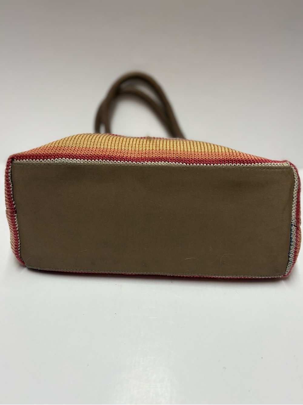 The Sak Multi Color Striped Colorful Medium Handbag Purse - Picture 7 of 8